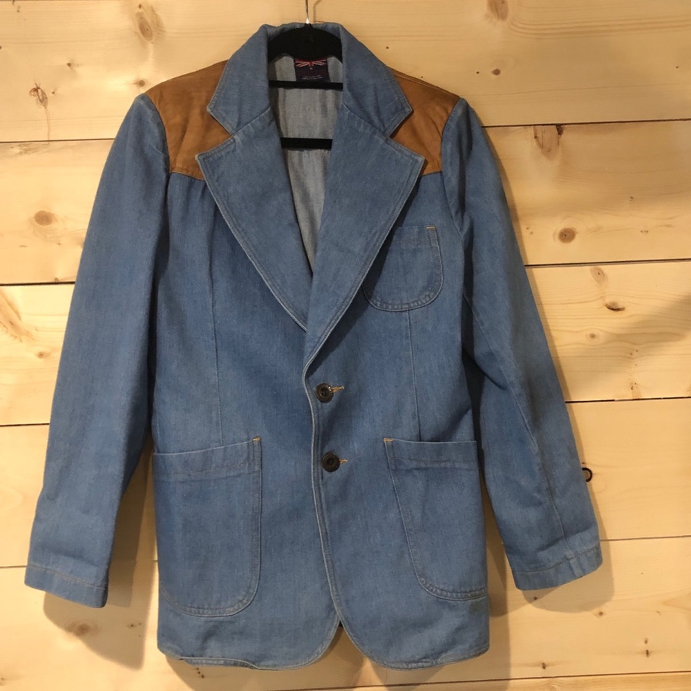 1970s Vintage Denim Coat